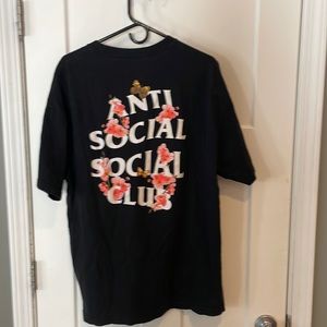 Anti Social club, black T-shirt, men’s extra-large